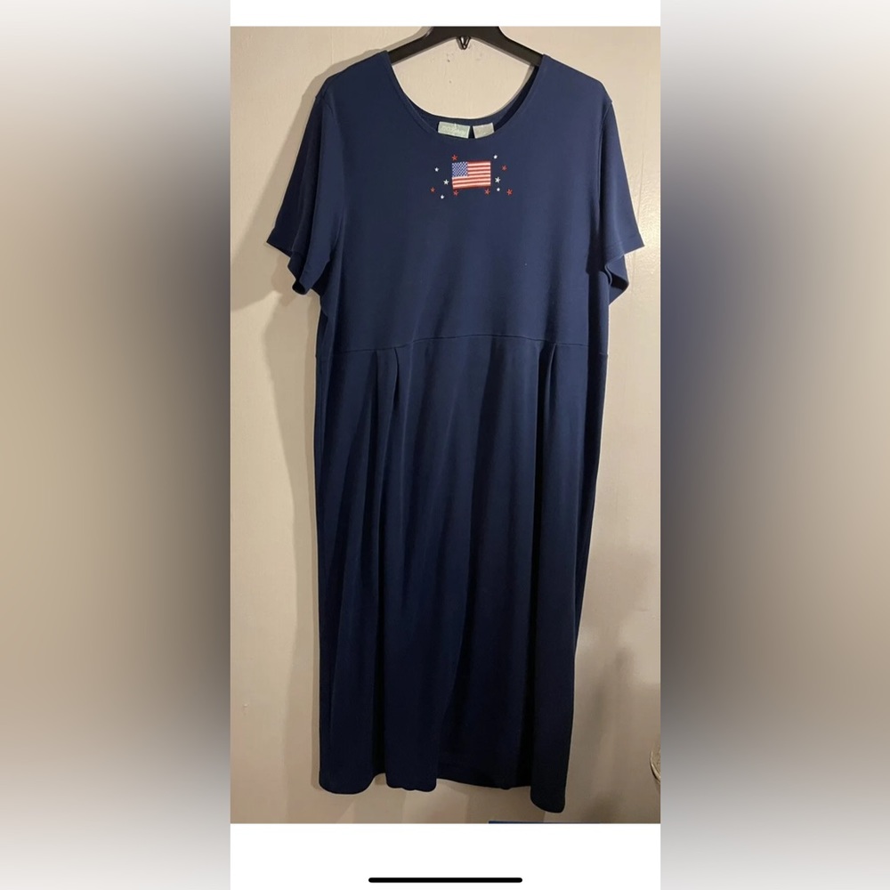 220 hickory women’s American flag dress Size 3XL